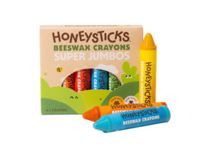 Honeysticks Beeswax Crayons Super Jumbos 6pk