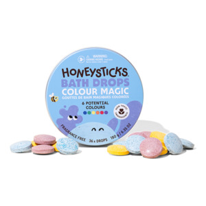 Bath: Honeysticks Bath Drops Colour Magic 36pk