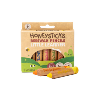 All: Honeysticks Magic 3-in-1 Beeswax Pencils Little Learners 7pk