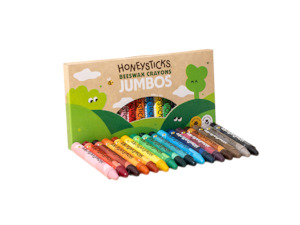 Beeswax Crayons: Honeysticks Beeswax Crayons Jumbos 16pk
