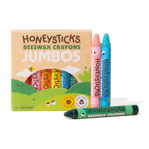 Honeysticks Beeswax Crayons Jumbos 8pk