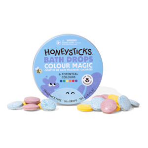 Honeysticks Bath Drops Colour Magic 36pk