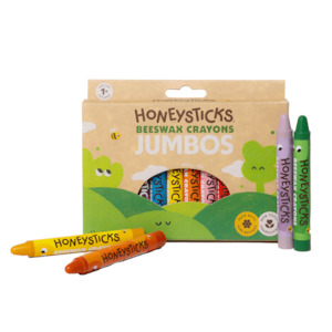 Honeysticks Beeswax Crayons Jumbos 12pk