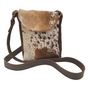 VINTAGE COWHIDE BAG ONE SIZE