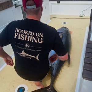 Classic Marlin T-Shirt - Black and Gold