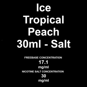 Cali Grown Eliquid: Cali Grown Ice - Tropical Peach 30ml / 30mg