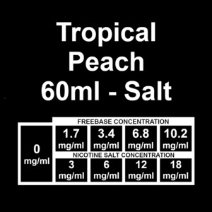 Cali Grown Eliquid: Cali Grown - Tropical Peach 60ml