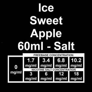 Cali Grown Eliquid: Cali Grown Ice - Sweet Apple 60ml