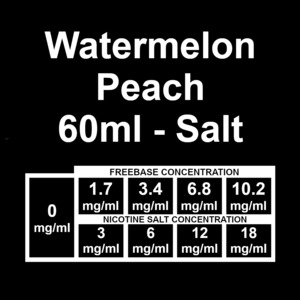 Cali Grown Eliquid: Cali Grown - Watermelon Peach 60ml