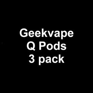 Geekvape Q Replacement Pods (3 pack)