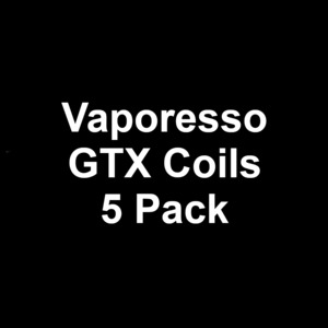 Vaporesso GTX Replacement Coils (5 pack)