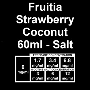 Fresh Farms Eliquid: Fruitia - Strawberry Coconut 60ml