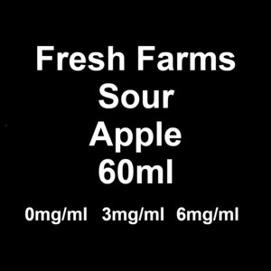 Fresh Farms Eliquid: Fresh Farms - Sour Apple 60ml