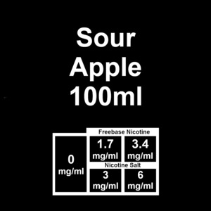 Propaganda Eliquid: Propaganda - Sour Apple 100ml