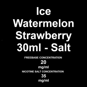 Silverback Eliquid: Silverback Ice - Watermelon Strawberry 30ml / 35mg