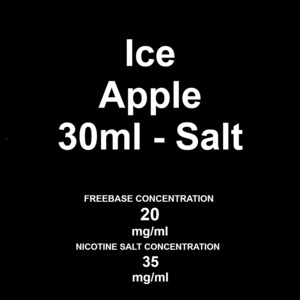 Silverback Eliquid: Silverback Ice - Apple 30ml / 35mg