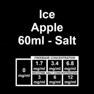 Silverback Eliquid: Silverback Ice - Apple 60ml