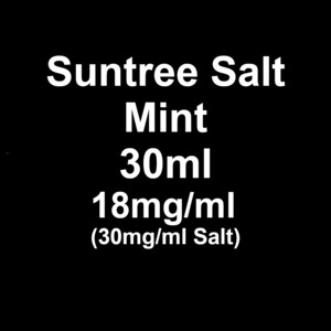 Suntree Eliquid: Suntree Salts - Mint - 30mg/ml