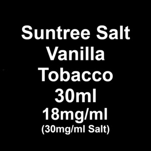 Suntree Eliquid: Suntree Salts - Vanilla Tobacco - 30mg/ml
