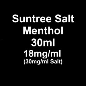 Suntree Eliquid: Suntree Salts - Menthol - 30mg/ml