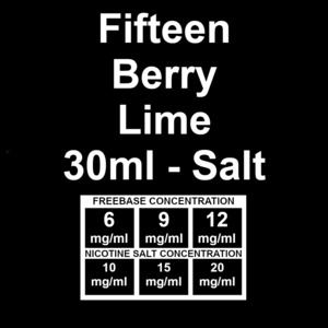 All Eliquid: Fifteen Eliquid - Berry Lime