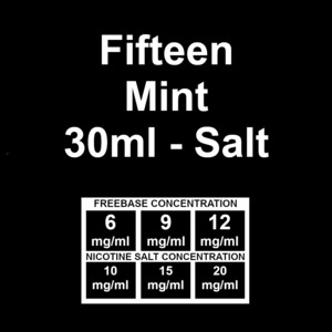 Fifteen Eliquid - Mint