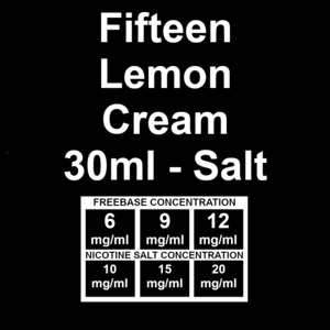 Fifteen Eliquid - Lemon Cream