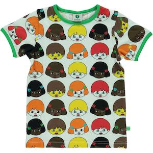 Face Short Sleeved Top