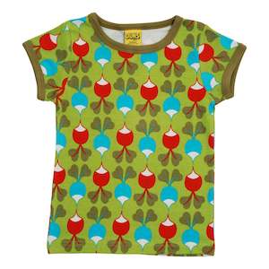 Tops: Big Radish Short Sleeved Top (Green)