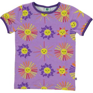 Smafolk: Sun Short Sleeved Top (Viola) (2-3 Years)