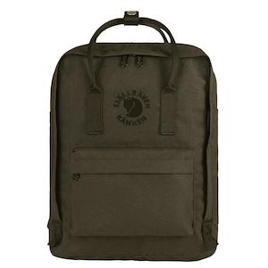 Kanken Backpacks: Re-Kånken Dark Olive