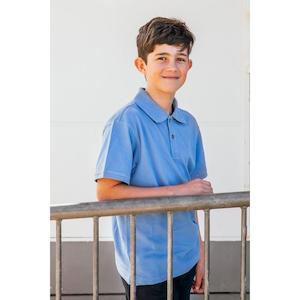 Little Yellow Bird: Blue Polo Shirt (6 Years)