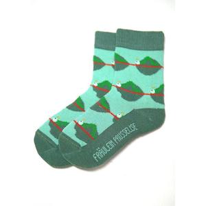 Fräulein Prusselise Organic  Socks - Caterpillar