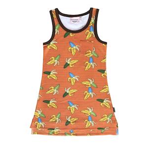 Moromini Winter 2021: Crazy Banana Sleeveless Dress (2-3 Years)