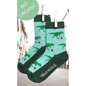 Fräulein Prusselise Organic Socks - Dino