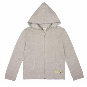 Silver Zip Waffle Hoodie