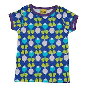 Under 3s: Big Radish Short Sleeved Top (Blue)