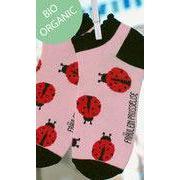 Fräulein Prusselise Organic Sneaker Socks - Ladybug