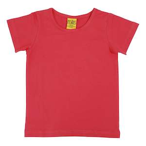 Baby And Toddler: Rouge Red (Hot Pink) Short Sleeved Top