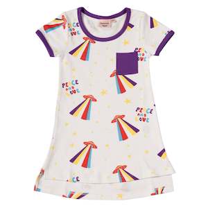 Peace and Love A-Line Dress (2-3 Years)
