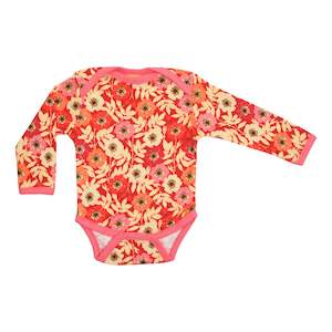 Size 68 4 6 Months: Rosehip Lapneck Body Top