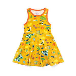 Merle: Critters Sleeveless Skater Dress