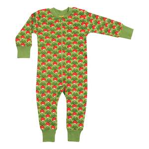 Radish Zip Suit (Bright Lime Green)