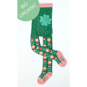 Baby And Toddler: Organic Tights - Retro Flowers