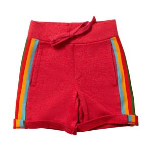 Red Rainbow Comfy Jogger Shorts