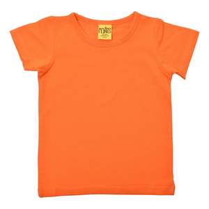 Size 158 14 Years: Golden Poppy Orange Short Sleeved Top