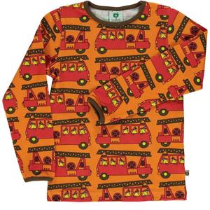Smafolk: Firetruck Long Sleeved Top (Orange)
