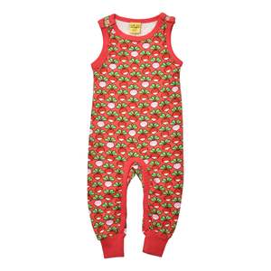 Size 56 1 2 Months: Multi Radish Rouge Red Dungarees