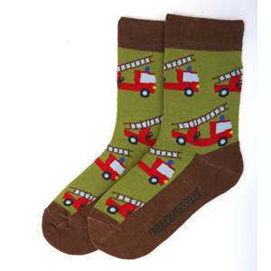 Organic Crew Socks - Firefighters