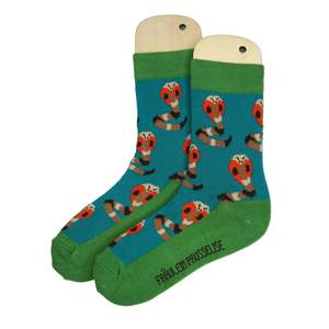 Organic Crew Socks - Cobras